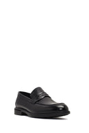 Erkek Siyah Deri Loafer | Derimod