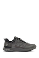 Derimod Dry Men's Gray Lace-Up Fabric Sneaker | Derimod