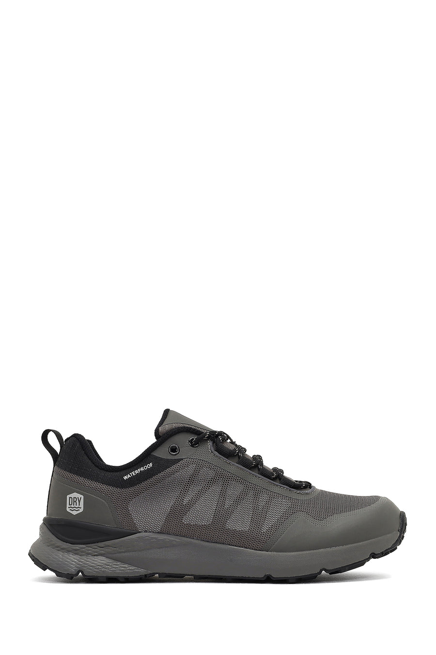Derimod Dry Erkek Gri Bağcıklı Kumaş Sneaker 25WFD692114 | Derimod