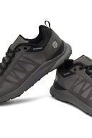 Derimod Dry Men's Gray Lace-Up Fabric Sneaker | Derimod