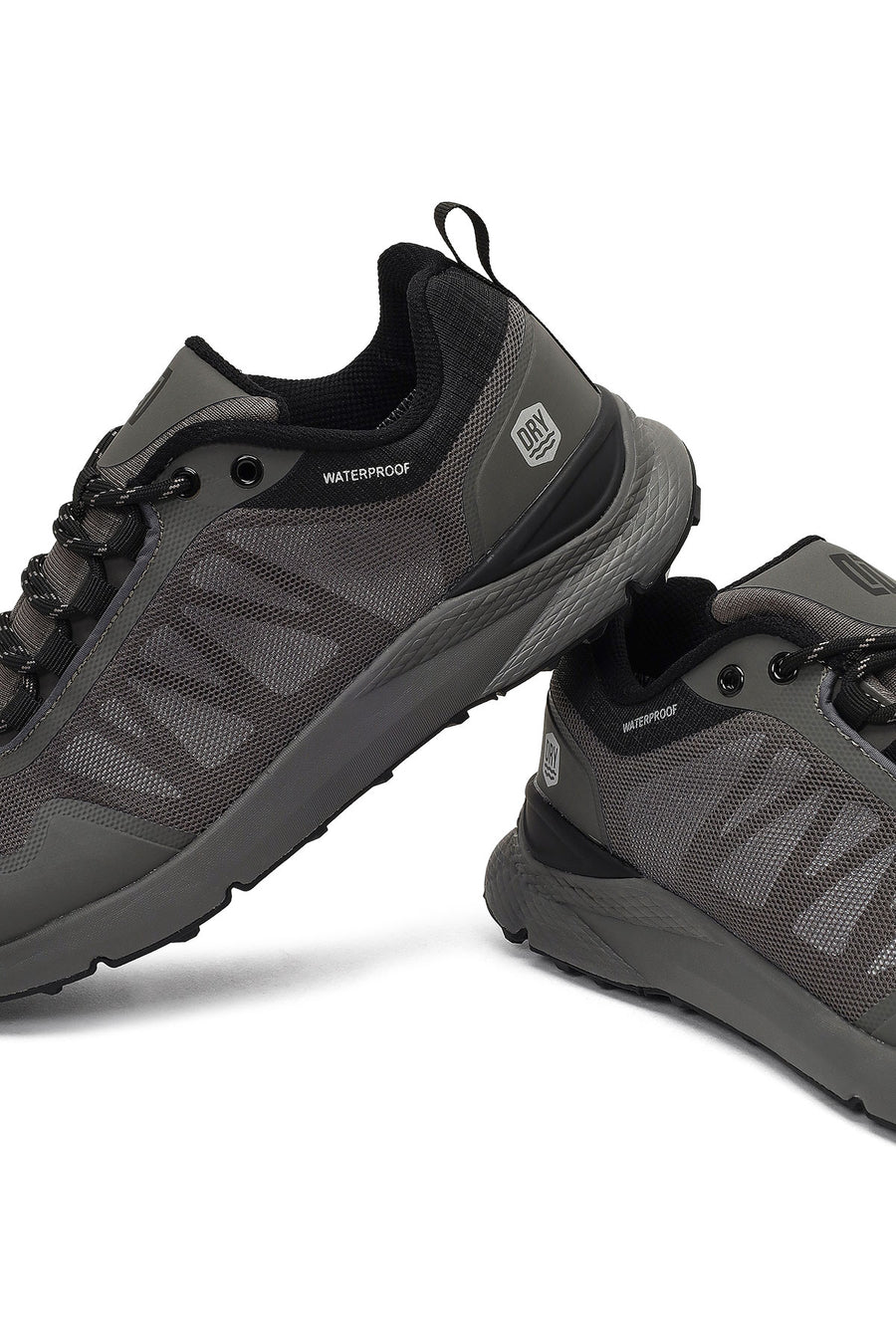 Derimod Dry Erkek Gri Bağcıklı Kumaş Sneaker