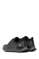 Derimod Dry Men's Gray Lace-Up Fabric Sneaker | Derimod