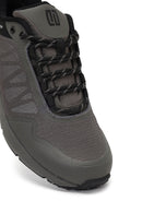 Derimod Dry Men's Gray Lace-Up Fabric Sneaker | Derimod