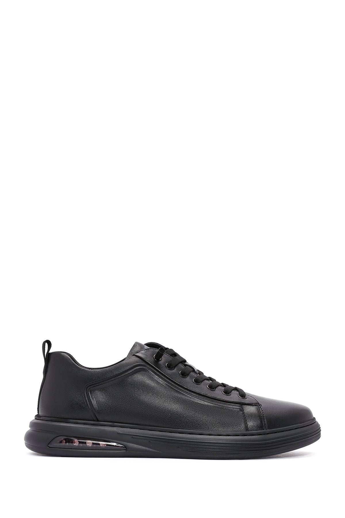 Men's Black Lace Up Leather Sneakers 25WFD692418 | Derimod