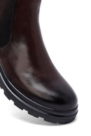 Erkek Kahverengi Deri Chelsea Bot | Derimod