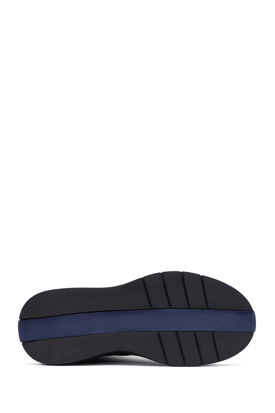 Men's Brown Zippered Thick Sole Leather Boat