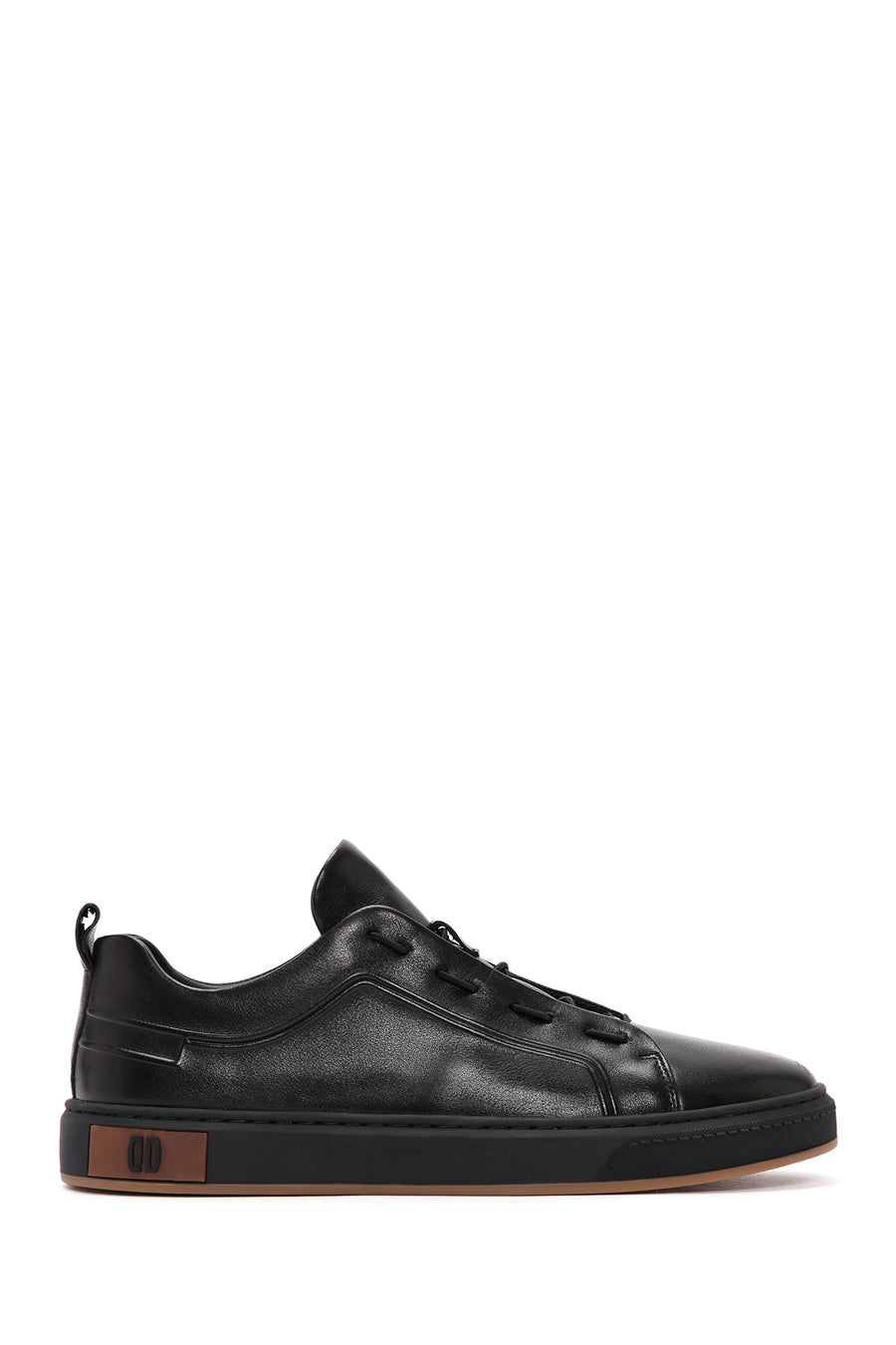 Men's Black Lace Up Leather Sneakers 25WFD693418 | Derimod
