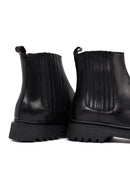 Erkek Siyah Kalın Tabanlı Deri Chelsea Bot | Derimod