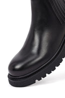 Erkek Siyah Kalın Tabanlı Deri Chelsea Bot | Derimod