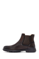 Men's Brown Leather Chelsea Boot | Derimod