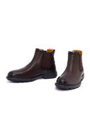 Men's Brown Leather Chelsea Boot | Derimod