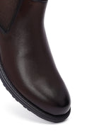 Men's Brown Leather Chelsea Boot | Derimod