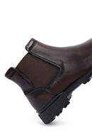 Men's Brown Leather Chelsea Boot | Derimod