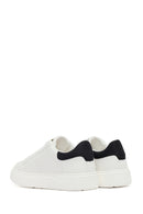 Men's White Lace-Up Thick-Soled Sneaker | Derimod