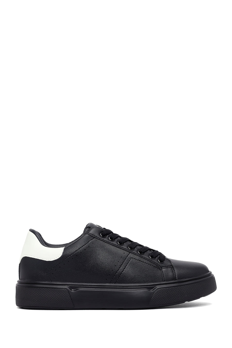 Erkek Siyah Bağcıklı Kalın Tabanlı Sneaker 25WFD6945PV | Derimod