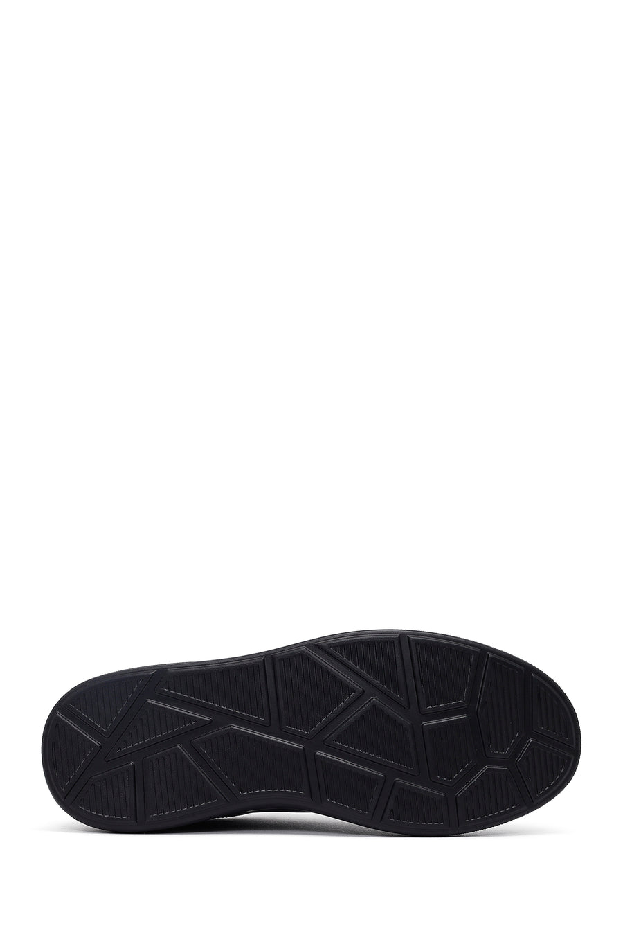 Erkek Siyah Bağcıklı Kalın Tabanlı Sneaker