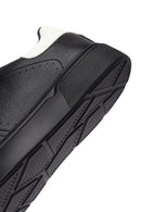 Erkek Siyah Bağcıklı Kalın Tabanlı Sneaker | Derimod