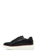Men's Black Lace-Up Thick-Soled Sneaker | Derimod