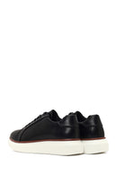 Men's Black Lace-Up Thick-Soled Sneaker | Derimod