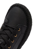 Erkek Siyah Bağcıklı Deri Spor Bot | Derimod