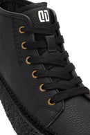 Erkek Siyah Bağcıklı Deri Spor Bot | Derimod