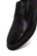 Men's Black Lace-Up Leather Classic Shoe | Derimod