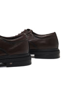 Erkek Kahverengi Bağcıklı Deri Klasik Ayakkabı | Derimod