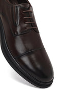 Erkek Kahverengi Bağcıklı Deri Klasik Ayakkabı | Derimod