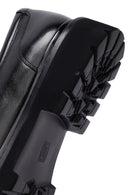 Erkek Siyah Bağcıklı Kalın Tabanlı Deri Casual Ayakkabı | Derimod