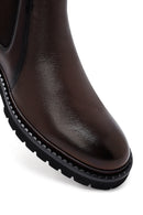 Male Brown Leather Chelsea Boots | Derimod