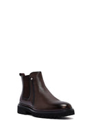 Male Brown Leather Chelsea Boots | Derimod