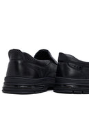 Erkek Siyah Deri Casual Loafer | Derimod