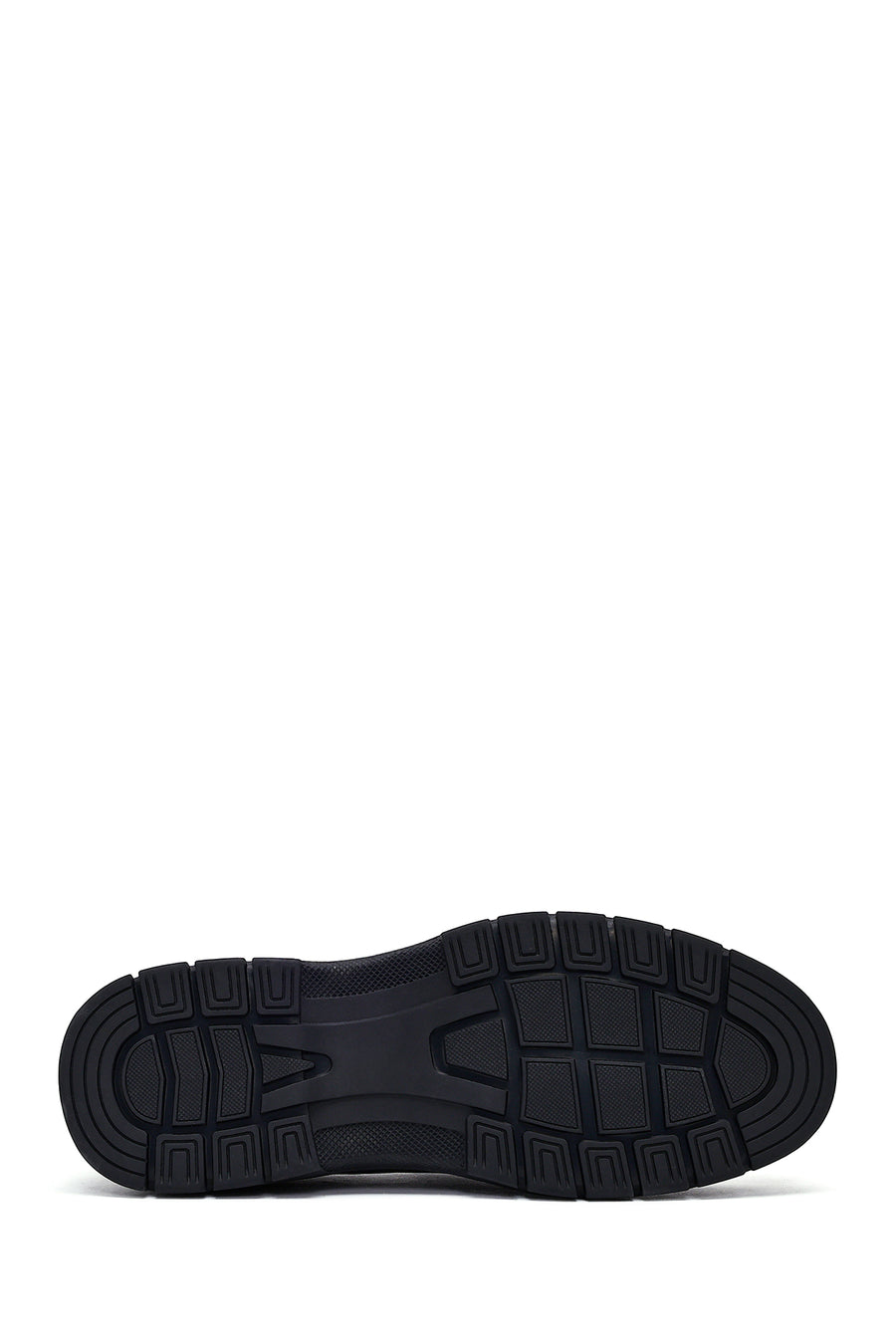 Male Black Leather Casual Loafers