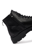 Erkek Siyah Fermuarlı Deri Casual Bot | Derimod