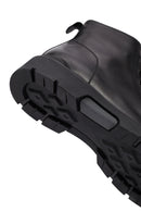 Erkek Siyah Fermuarlı Deri Casual Bot | Derimod