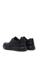 Erkek Siyah Bağcıklı Deri Casual Ayakkabı | Derimod