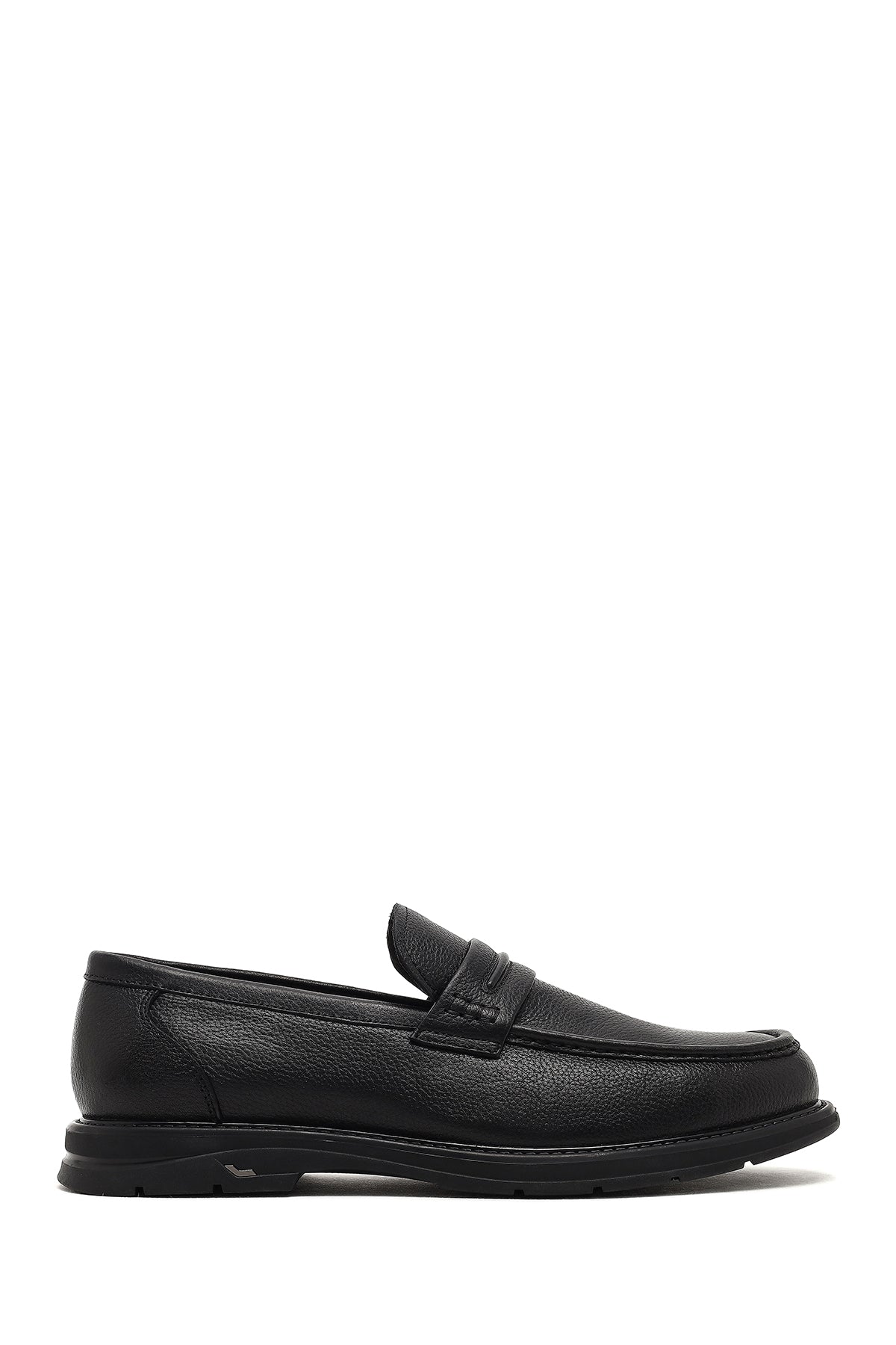 Men's Black Leather Loafer 25WFD696518 | Derimod