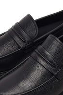 Men's Black Leather Loafer | Derimod