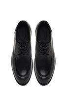 Men's Black Lace-up Leather Casual Shoes | Derimod