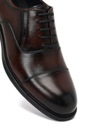 Erkek Kahverengi Bağcıklı Deri Casual Ayakkabı | Derimod