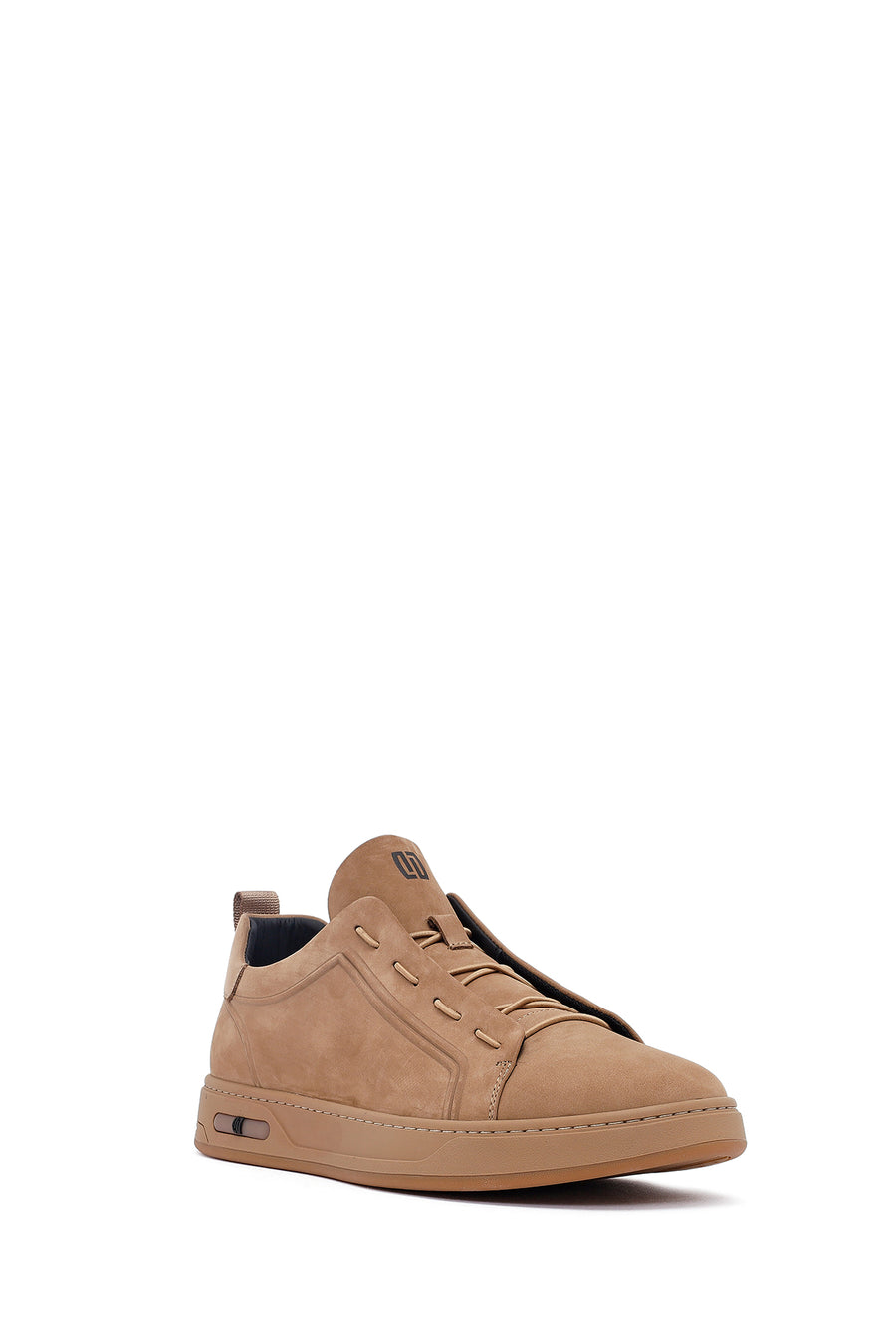 Men's Mink Laced Nubuck Leather Sneakers