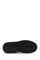 Men Black Lace-up Leather Casual Boot | Derimod