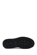 Erkek Siyah Bağcıklı Deri Bot | Derimod