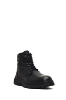 Erkek Siyah Bağcıklı Deri Bot | Derimod