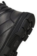 Erkek Siyah Bağcıklı Deri Bot | Derimod