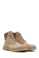 Erkek Vizon Bağcıklı Kalın Tabanlı Deri Bot | Derimod