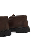 Men's Brown Lace-Up Leather Casual Boot | Derimod