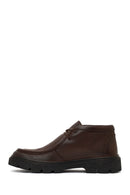 Men's Brown Lace-Up Leather Casual Boot | Derimod