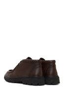 Men's Brown Lace-Up Leather Casual Boot | Derimod