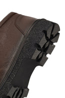 Men's Brown Lace-Up Leather Casual Boot | Derimod